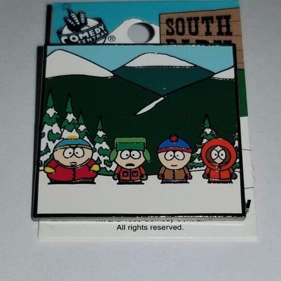 Vintage 1998 South Park Pin Licensed Comedy Central Cartman Kenny Stan Kyle Vtg - Picture 9 of 9